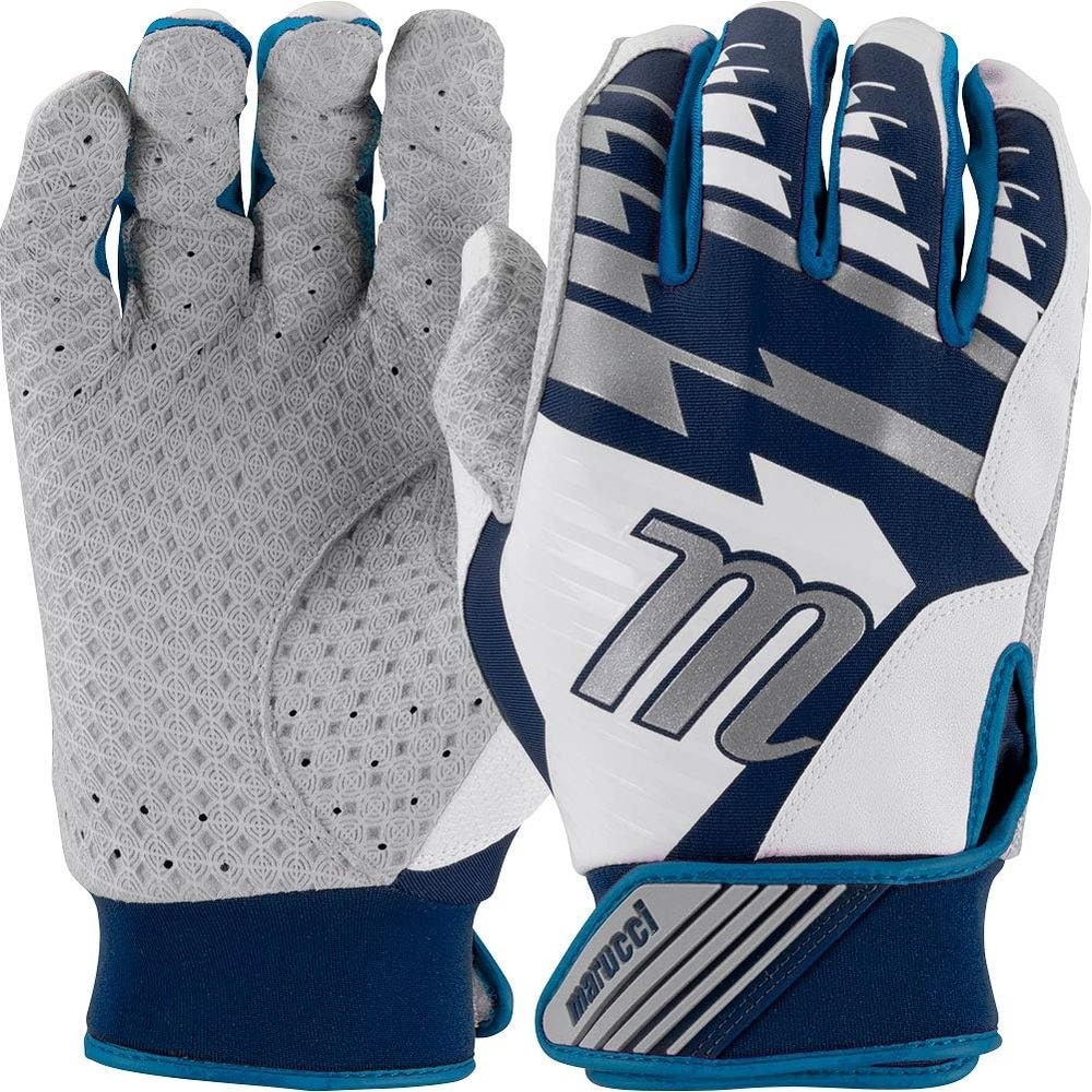 image:imageMarucci Tesoro Baseball Batting GlovesColumbia  Navy