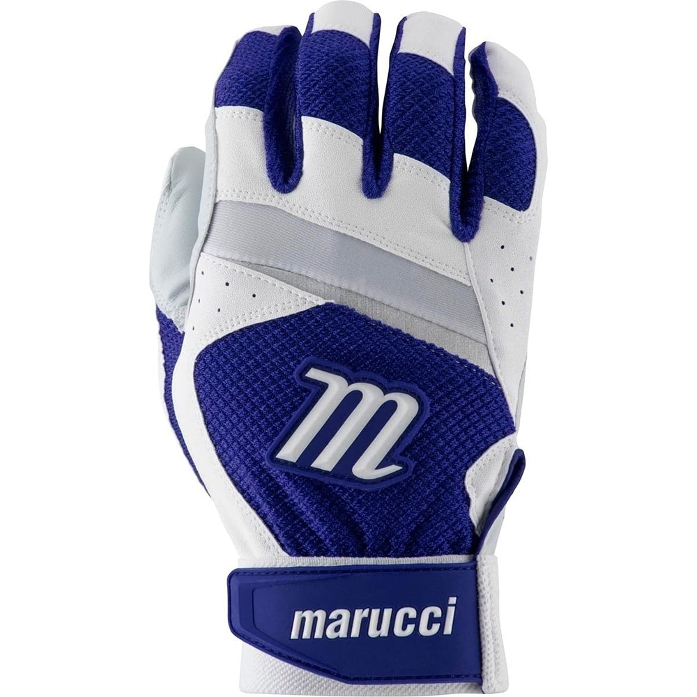 image:imageMarucci Youth Code Baseball Batting GlovesRoyal Blue White
