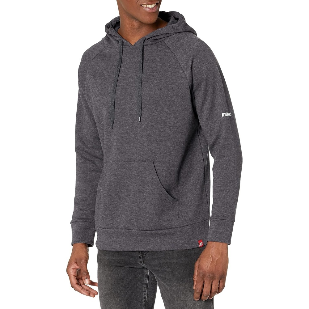 image:imageMarucci mens Riverside Doubleknit Hoodie CharcoalCharcoal