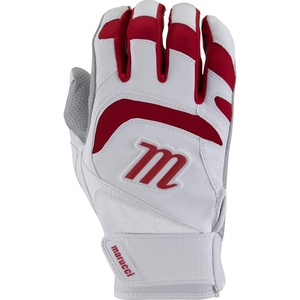 MARUCCI 2021 Youth Signature Batting Gloves(WHITE/RED)