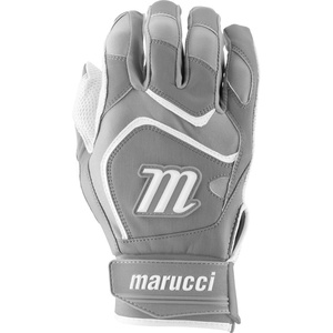 Marucci 2019 Youth Signature Baseball Batting Gloves(Gray)