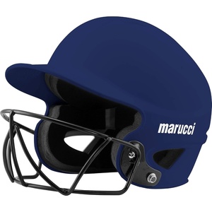 Marucci Fastpitch Batting Helmet, NOCSAE Certified(Navy Blue)