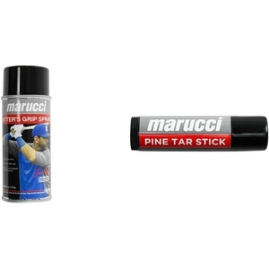 Marucci Hitter’s Grip Spray and Pine Tar Stick Batting Accessories Bundle