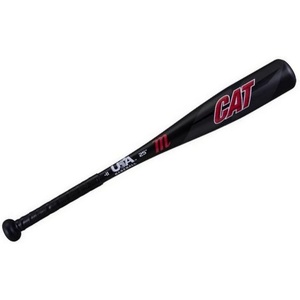 Marucci MARUCCI CAT USA TEE Ball -11, 2 5/8(Black/Red)
