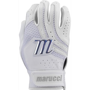 Marucci Medallion Fastpitch Batting Gloves(White / White)