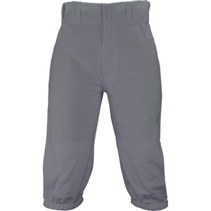 Marucci Sports – Youth Tapered Double-Knit Short Baseball Pant(Gray)
