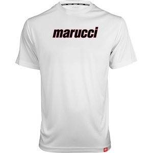 Marucci Two-Tone Youth Baseball Performance T-Shirt(White)