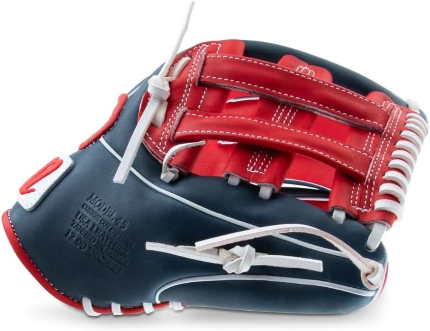 image:imageMARUCCI Cypress Series Baseball Glove Series1200 NAVY BLUERED