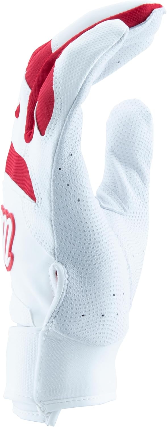 image:imageMarucci MARUCCI Signature Batting Glove V4WHITERED