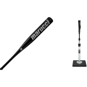 Marucci Aluminum Fungo MTRBFA-35/22, Tanner Batting Tee 26″-43″ Adjustable with Composite Base, and Tanner Tee Original Professional Style Batting Tee