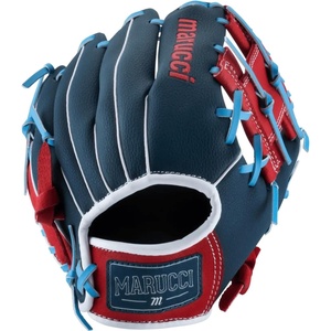 Marucci Swift Series Youth Baseball Glove, 10-10.5″ Game Ready Feel, Right & Left Hand Throw(CAMEL/ROYAL BLUE)