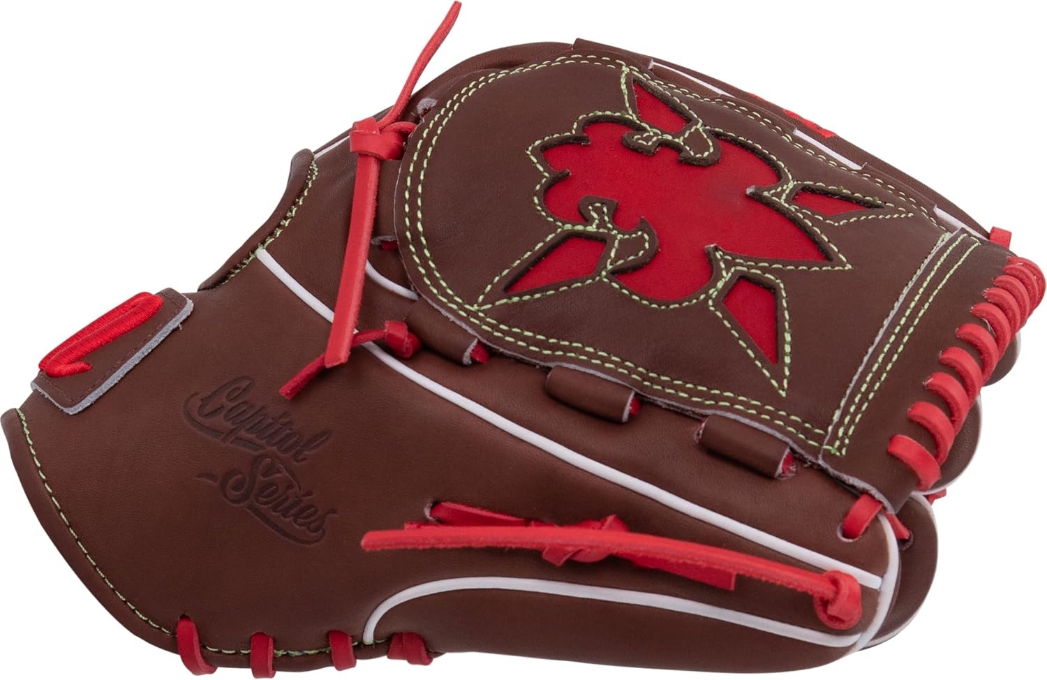 image:imageMARUCCI Capitol Series V4 44K8 Model Baseball Glove 1175 Fleur Web Right Hand Throw