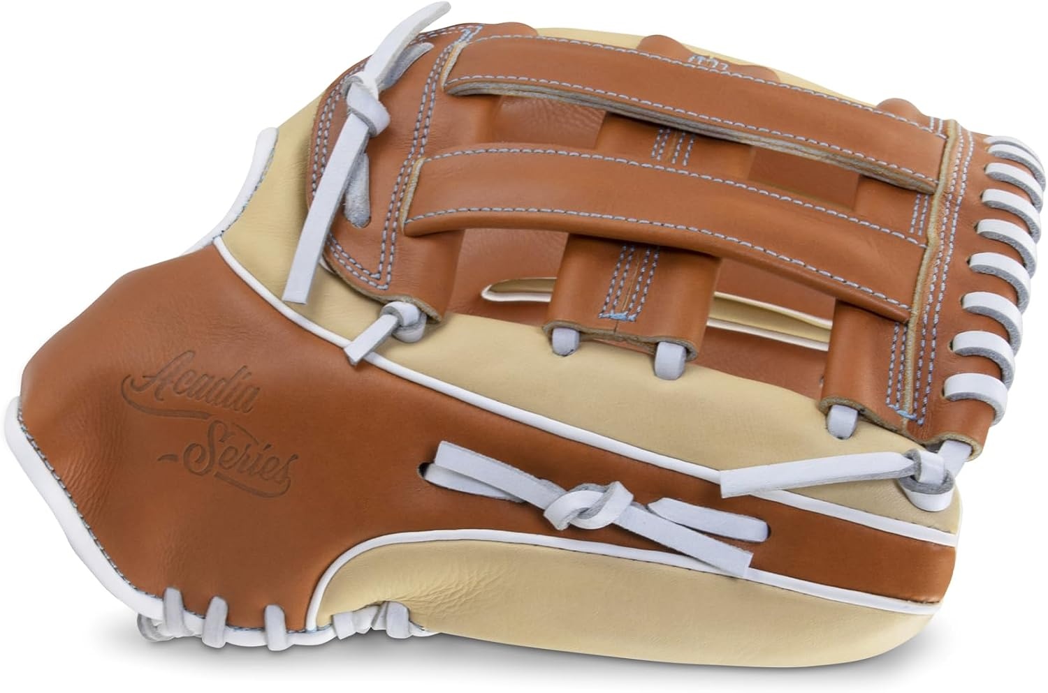 image:imageMARUCCI Acadia MType Fastpitch Glove Series125 CAMELCOLUMBIA BLUE