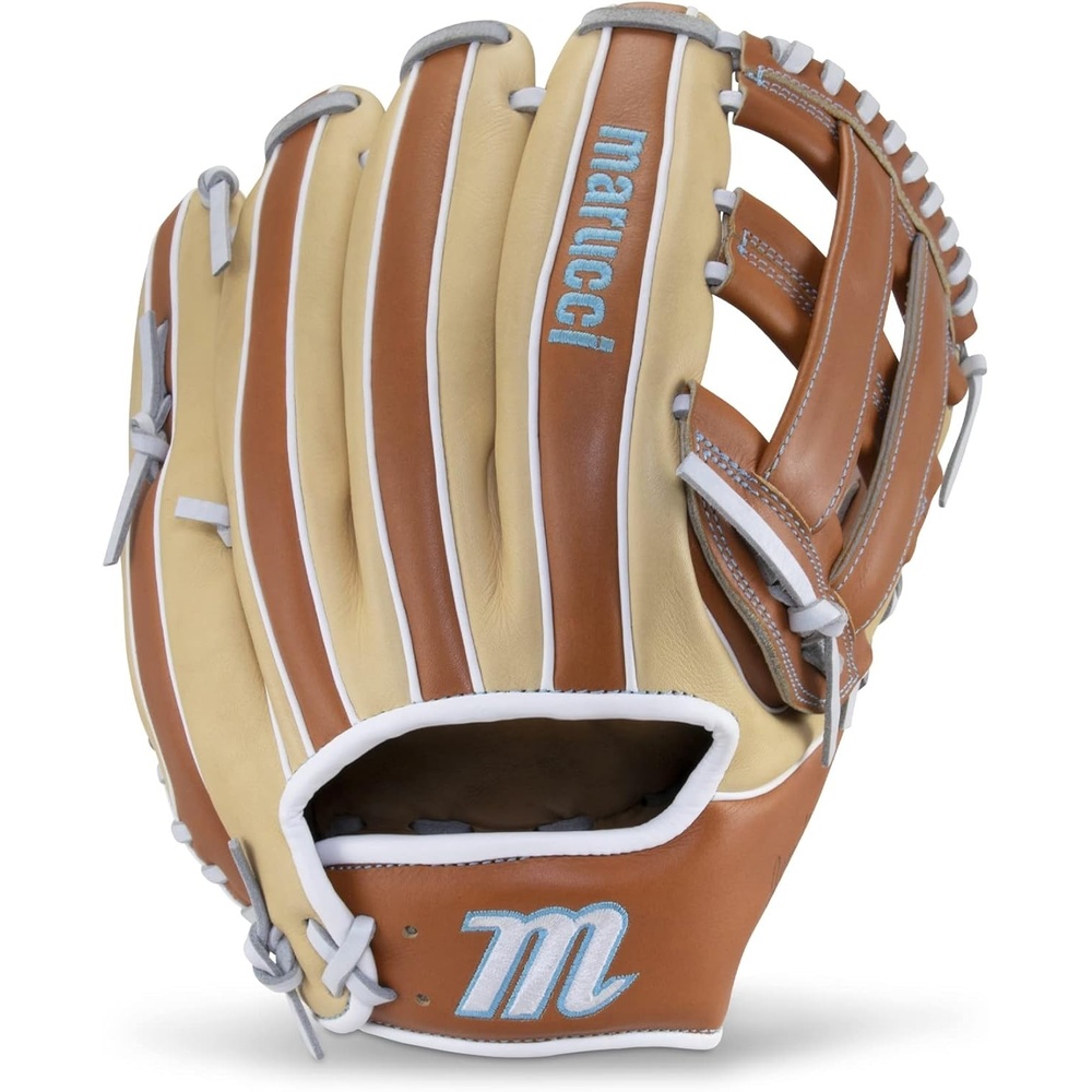 image:imageMARUCCI Acadia MType Fastpitch Glove Series125 CAMELCOLUMBIA BLUE