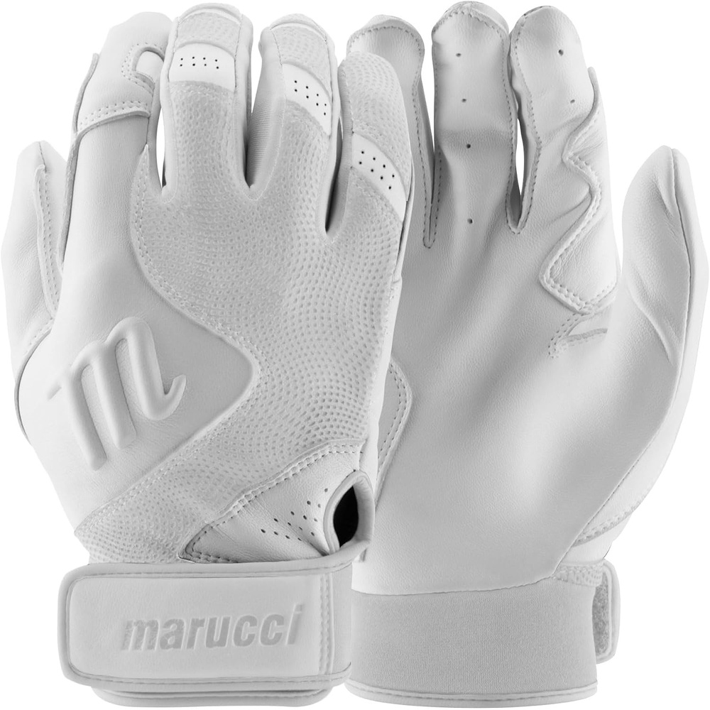 image:imageMARUCCI Luxe PRO Adult Batting Gloves White AS