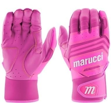 image:imageMarucci FUZN PinkWhite Batting Gloves Youth Large
