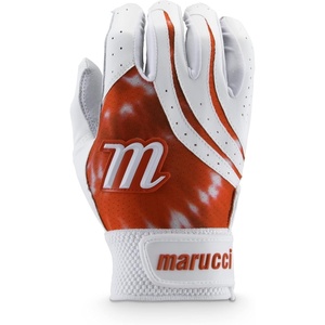 Marucci Iris Batting Gloves(WHITE/RED)
